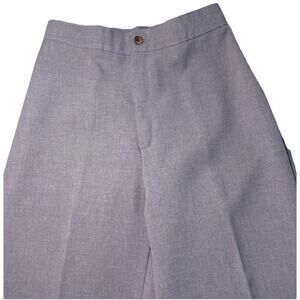 Vintage 70s Pants Levi Strauss Lilac Polyester High Waist Misses Size 12